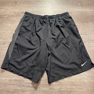 Nike Running Shorts Mens XL Black Flex Stride Lined Gym 30W 9" Outdoor Casual